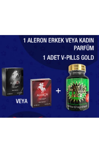 ALERON+1 ADET V-PILLS GOLD ALERON+1 ADET V-PILLS GOLD