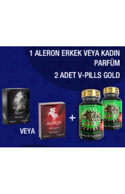 ALERON+2 ADET V-PILLS GOLD ALERON+2 ADET V-PILLS GOLD