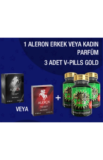 ALERON+3 ADET V-PILLS GOLD ALERON+3 ADET V-PILLS GOLD