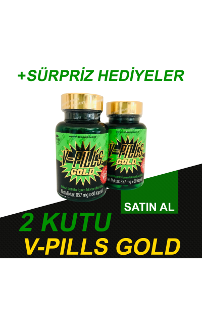 2 ADET V-PILLS GOLD 2 ADET V-PILLS GOLD